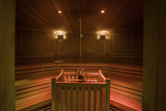 Finnische Sauna im HEIDE SPA Hotel & Resort