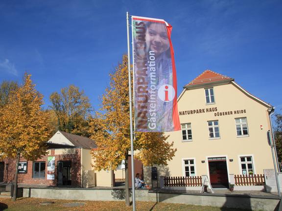 Naturparkhaus in Bad Düben von außen